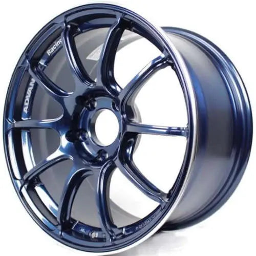 Advan RZII 17x8.5 +31 5x114.3 Racing Indigo Blue Wheel