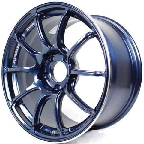 Advan RZII 18x9.5 +45 5x100 Racing Indigo Blue Wheel