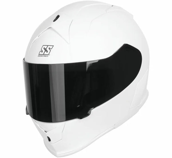 Speed and Strength SS900 Solid Speed Helmet Gloss Black / Matte Black / Matte White