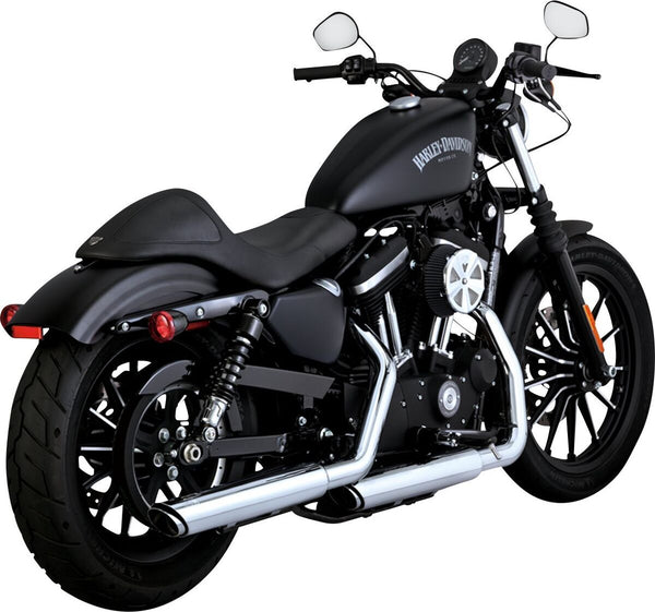 Vance & Hines Harley Davidson Sportster 2014 - 2022 Twin Slash Black 3In Slip-On Exhaust