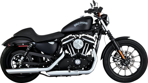 Vance & Hines Harley Davidson Sportster 2014 - 2022 Twin Slash Black 3In Slip-On Exhaust