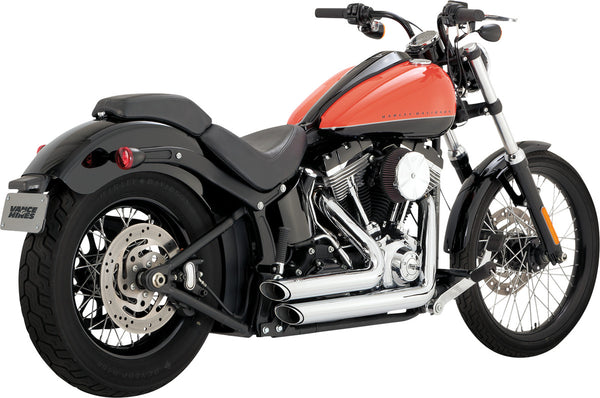 Vance & Hines Harley Davidson Softail 2012 - 2017 Shortshots Staggered Chrome Full System Exhaust