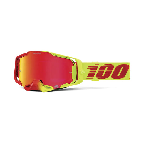 100% Armega Goggle - Solaris/HiPER® Mirror Red Lens - 50003-00003