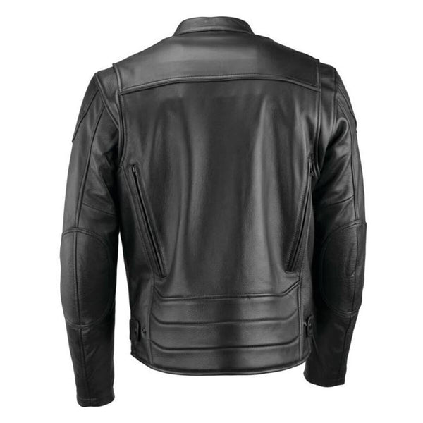River Road Race Leather Jacket Black