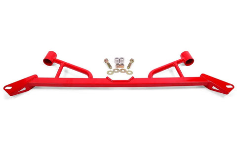 BMR 2015 - 2023 S550 Mustang Front 4-Point Subframe Chassis Brace - Red