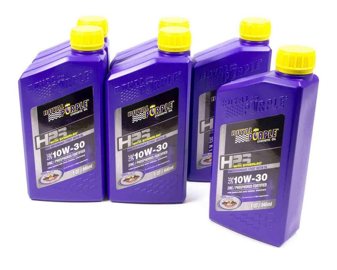 Royal Purple HPS Synthetic High Performance Street 10W-30 Motor Oil - 1 Quart ( 6 Pack )