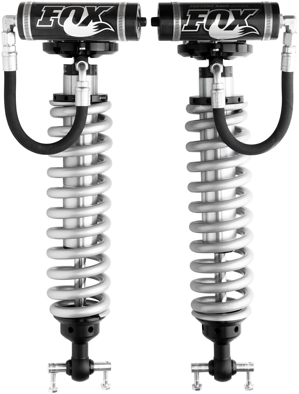 Fox 2007 - 2019 Silverado / Sierra1500 4WD w/UCA 2.5 Factory Series 5.35in. R/R Front Coilover Shock Set - Black/Zinc