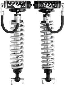 Fox 2007 - 2019 Silverado / Sierra1500 4WD w/UCA 2.5 Factory Series 5.35in. R/R Front Coilover Shock Set - Black/Zinc