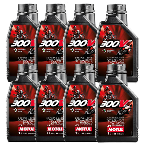 Motul 10W50 300V Factory Line Synthetic Racing Oil - 12X1L ( 12 Pack )