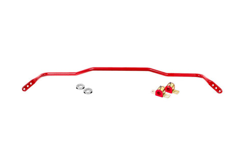BMR 2015 - 2023 S550 Mustang Rear Hollow 25mm 3-Hole Adj. Sway Bar Kit - Red