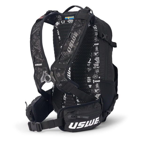 USWE Shred MTB Daypack 16L - Carbon Black