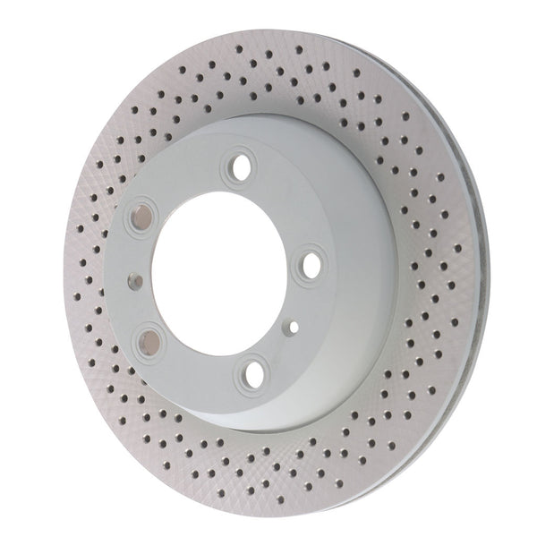 SHW 2005 - 2025 Porsche Boxster / 2007 - 2025 Cayman w/o Ceramic Brakes Rear Cross-Drilled MB Brake Rotor