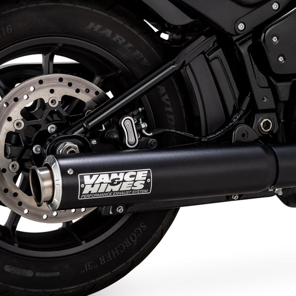 Vance & Hines Harley Davidson 2025 + Narrow Tire Softail Supersport Slip-On - Black