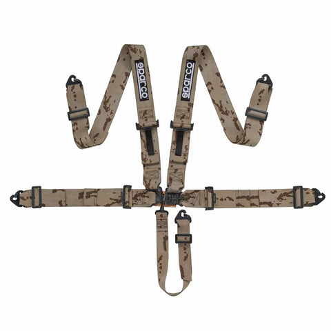 Sparco 5 Point Harness Belt Latch Link SFI Camo