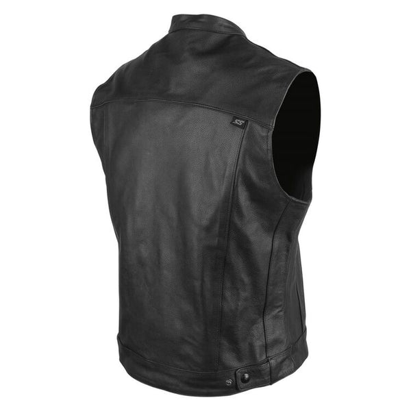 Speed and Strength Band Of Brothers Leather Vest Black
