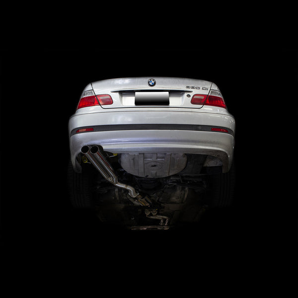 ISR Performance BMW E46 Late 325/330 Series II EP Dual Resonated Catback Exhaust