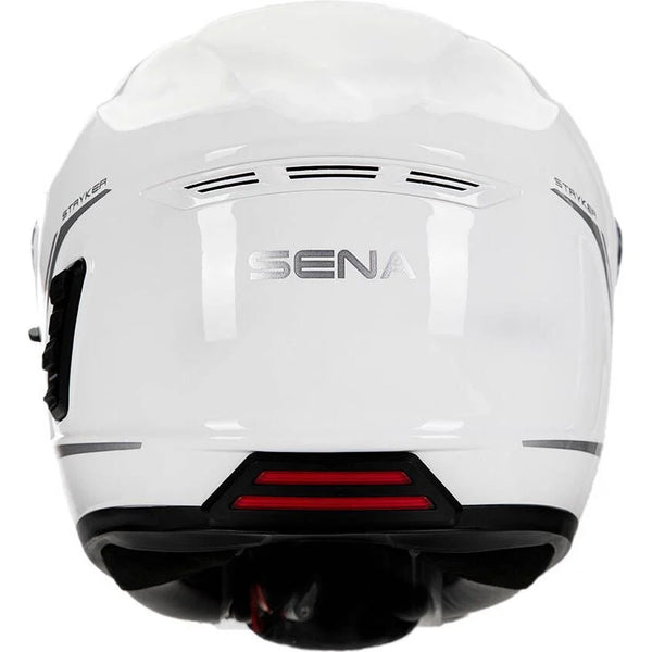 Sena Technologies Stryker Bluetooth Helmet w/ Mesh Intercom Glossy White
