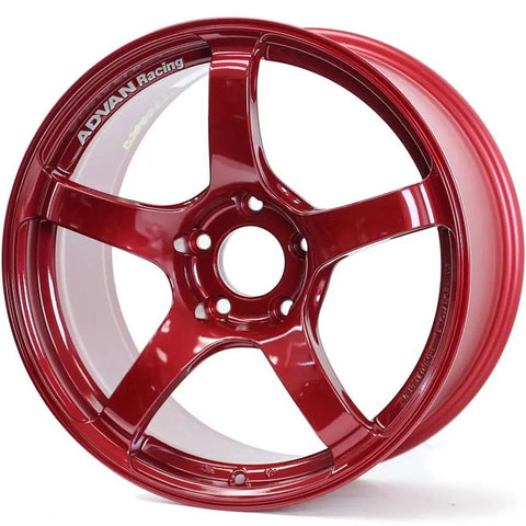 Advan TC4 18x9.5 +38 5x120 Racing Candy Red Wheel