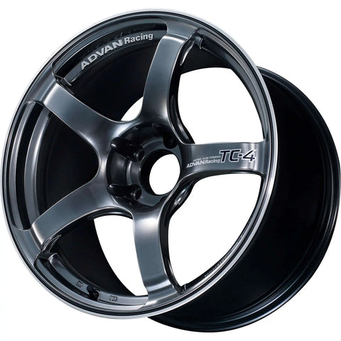 Advan TC4 18x9.5 +38 5x120 Racing Hyper Black Wheel
