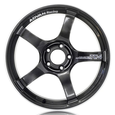 Advan TC4 18x9.5 +38 5x120 Racing Black Gunmetallic Wheel