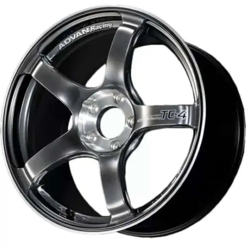 Advan TC-4 SE 17x8.0 / +45 Offset / 5x114.3 / 73mm Bore / Racing Hyper Black and Diamond Cut
