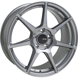 Enkei TFR 18x8 45mm Offset 5x112 BP 72.6mm Bore Storm Gray