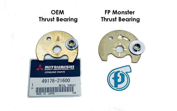 Forced Performance DSM Flanged Vehicle Black Turbocharger 84mm CH10CM Turbine Housing WG on O2