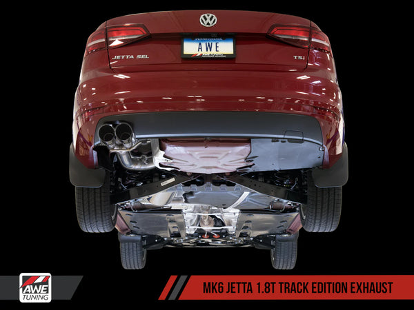 AWE Tuning Mk6 GLI 2.0T - Mk6 Jetta 1.8T Touring Edition Exhaust - Diamond Black Tips