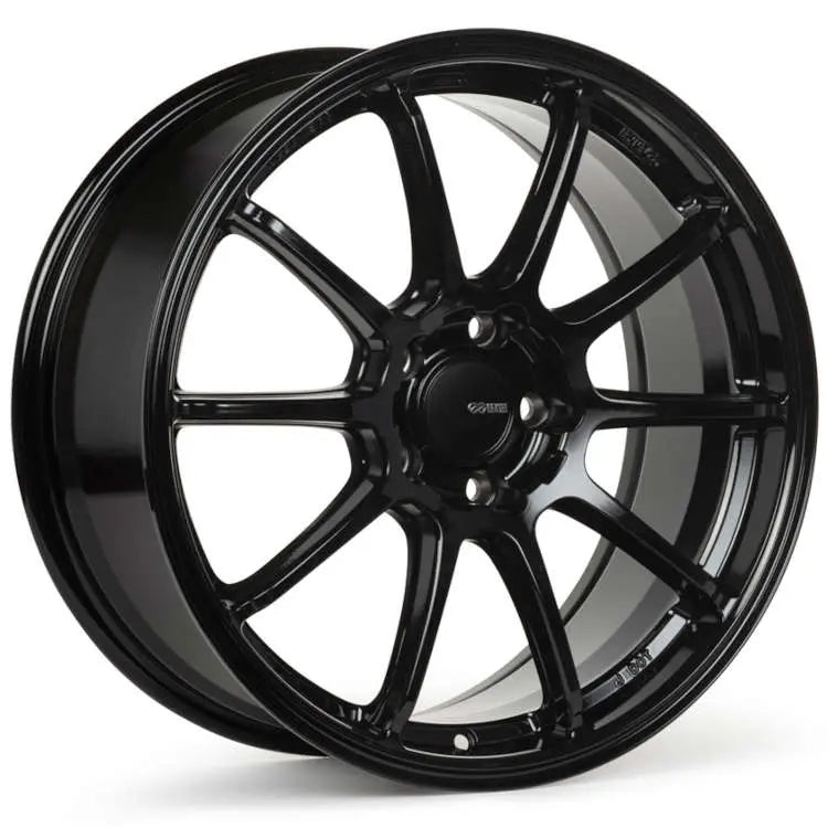 Enkei TRIUMPH 18x8.5 5x114.3 38mm Offset 72.6mm Bore Gloss Black Wheel