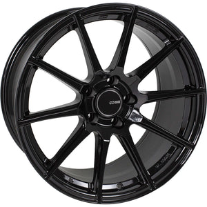 Enkei TS10 18x8 5x112 45mm Offset 72.6mm Bore Black Wheel