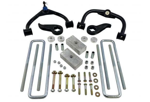 Tuff Country 2020 + Silverado / Sierra 2500/3500 HD 4X4 & 2WD 3in Lift Kit with Rear Shock Extension Brackets