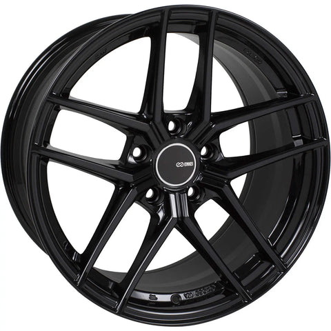 Enkei TY5 19x9.5 5x114.3 35mm Offset 72.6mm Bore Black Wheel