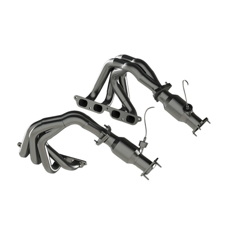 Kooks 2022+ Chevrolet C8 Corvette Z06 LT6 1-7/8in. x 2in. SS Tri-Y Headers w/ GREEN Cats