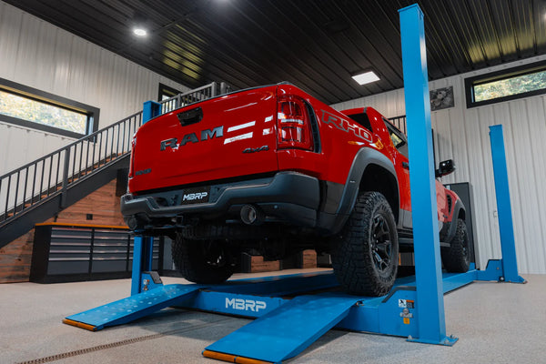 MBRP 2025 + RAM 3.0L RHO 3in Dual Split Rear Cat Back w/ Carbon Fiber Tips - T304