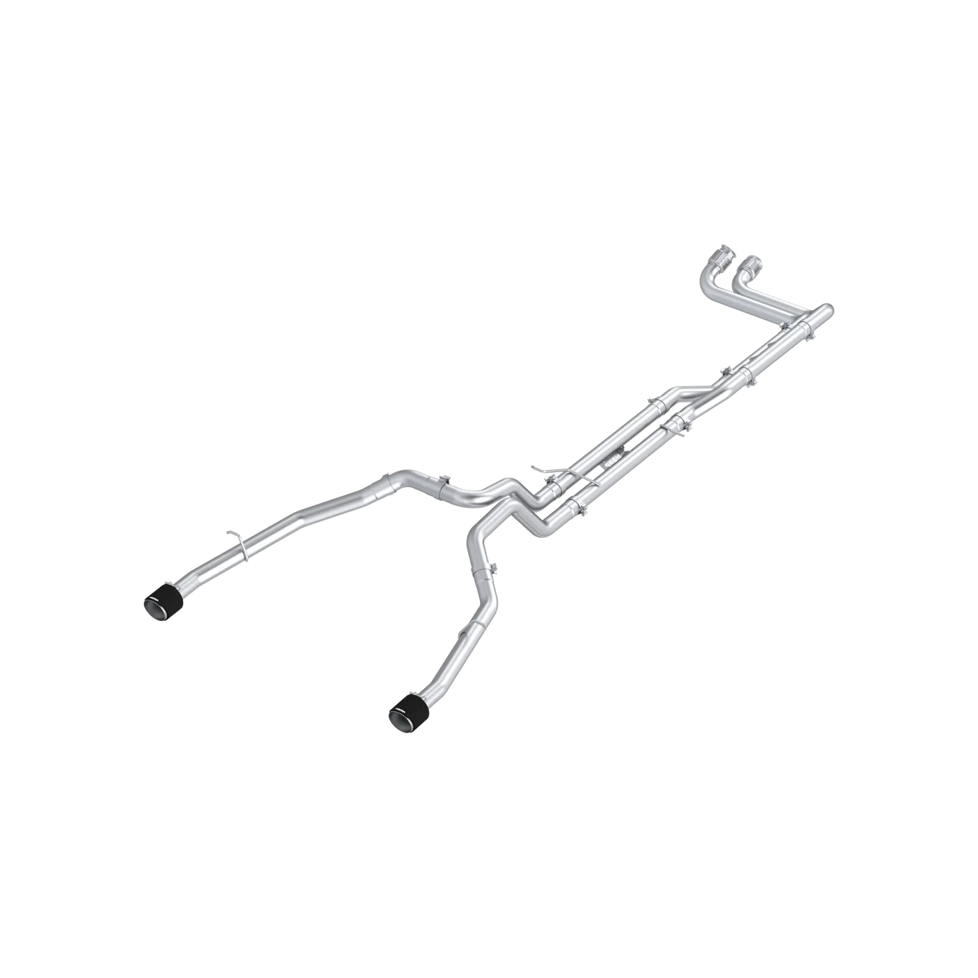 MBRP 2025 + RAM 3.0L RHO 3in Dual Split Rear Cat Back w/ Carbon Fiber Tips - T304