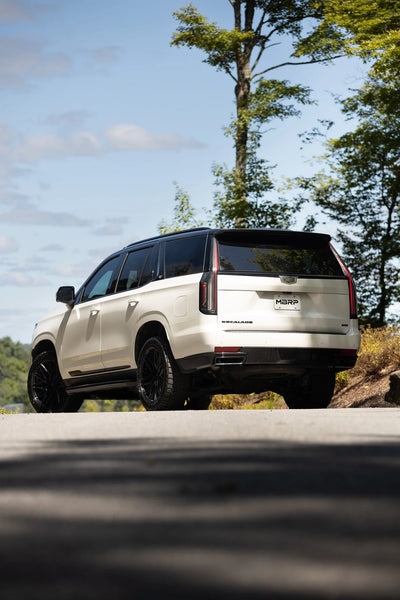 MBRP 2021 - 2025 Cadillac Escalade 6.2L (Excl V-Series) T304 2.5in Dual Split Rear 3in Cat Back Exhaust