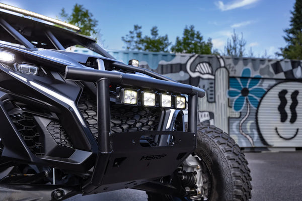 MBRP 2024+ Can-Am Maverick R Steel Front Race Bumper - Black