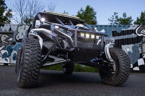 MBRP 2024+ Can-Am Maverick R Steel Front Race Bumper - Black