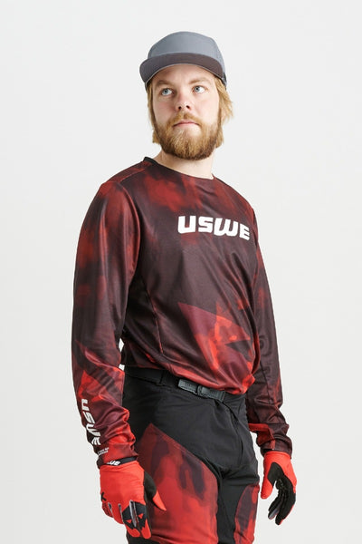 USWE Rok Off-Road Air Jersey Adult Flame Red
