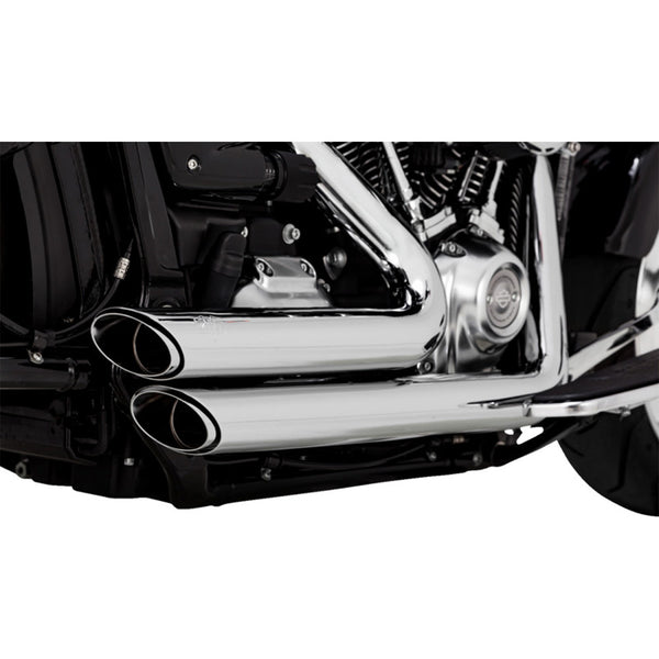 Vance & Hines Harley Davidosn 2018 - 2023 Softail Fatboy/Blackout Shortshots Staggered PCX Full System Exhaust