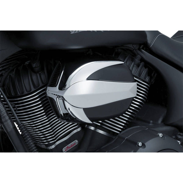 Kuryakyn Vantage Air Cleaner - Chrome and Black 2014 - 2018 Indian Motorcycles (9270)