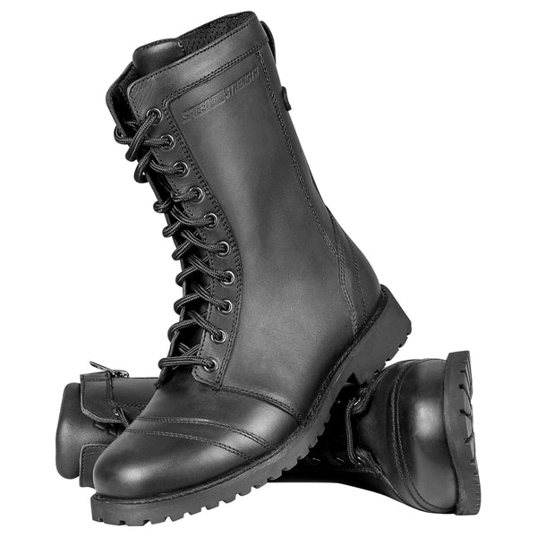 Speed and Strength Fast Times Leather Boots Black Womens