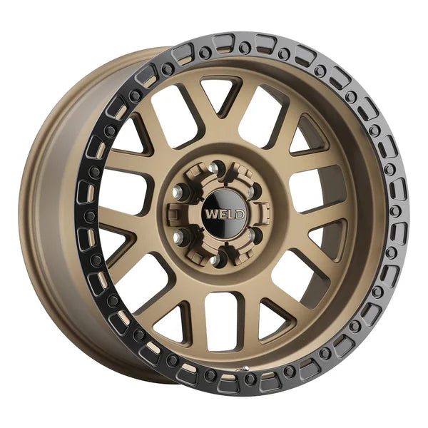 Weld Off-Road W115 17X10 Cinch 6X135 / 6X139.7 ET-25 BS4.50 Satin Bronze / Satin Black 106.1