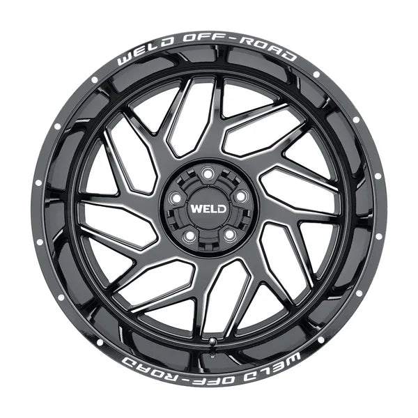 Weld Off-Road W117 22X12 Fulcrum 5X127 5X139.7 ET-44 BS4.75 Gloss Black MIL 87.1