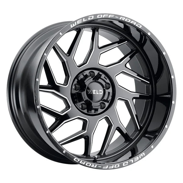 Weld Off-Road W117 22X12 Fulcrum 5X127 5X139.7 ET-44 BS4.75 Gloss Black MIL 87.1