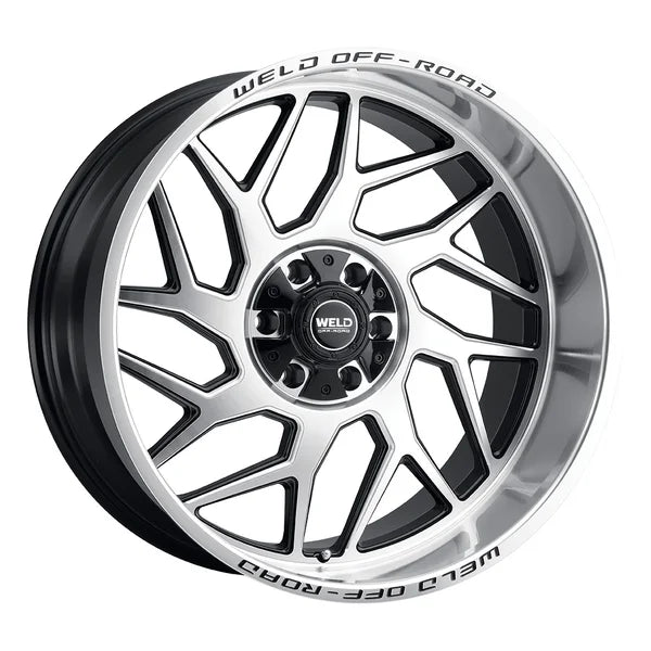 Weld Off-Road W118 20x9 Fulcrum 8x170 ET-00 BS 5.00 125.1 Gloss Black Machined Wheel