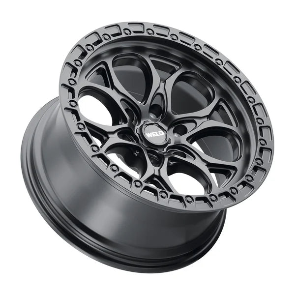 Weld Off-Road W108 17X9 Ledge 6x139.7 ET-12 BS 4.50 Satin Black - 106.1