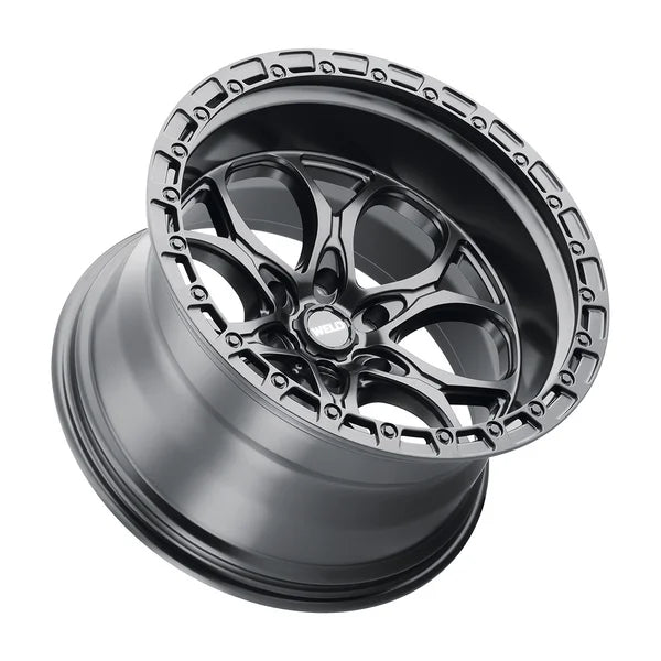 Weld Off-Road W108 20X9 Ledge 6 | 6X135 ET00 BS5.00 Satin Black / Black Ring 87.1