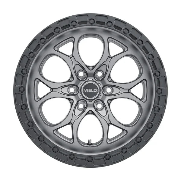 Weld Off-Road W107 20X9 Ledge 6 | 6X135 ET20 BS5.75 Satin Gun / Black Ring 87.1