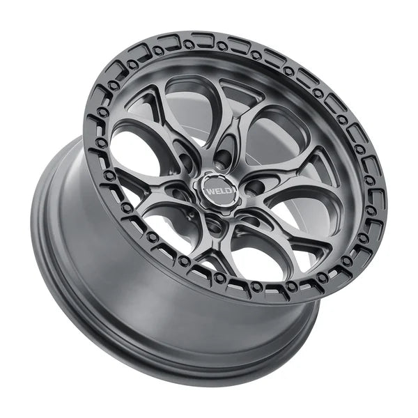 Weld Off-Road W107 20X9 Ledge 6 | 6X135 ET00 BS5.00 Satin Gun / Black Ring 87.1